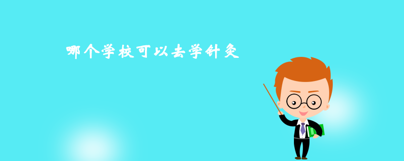 那個學(xué)?？梢匀W(xué)針灸