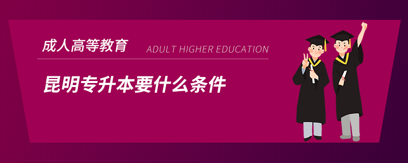 昆明專(zhuān)升本要什么條件