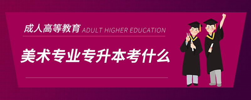 美術(shù)專(zhuān)業(yè)專(zhuān)升本考什么