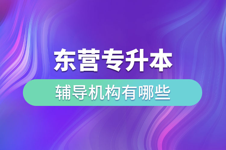 東營專升本輔導(dǎo)機構(gòu)有哪些？