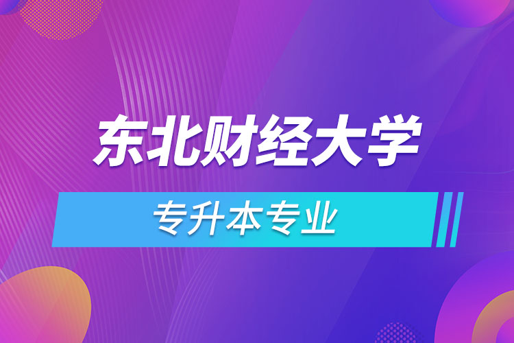 東北財(cái)經(jīng)大學(xué)有哪些專升本專業(yè)嗎？