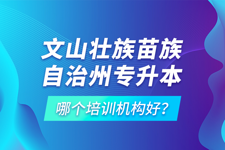 文山壯族苗族自治州專升本哪個培訓(xùn)機構(gòu)好？