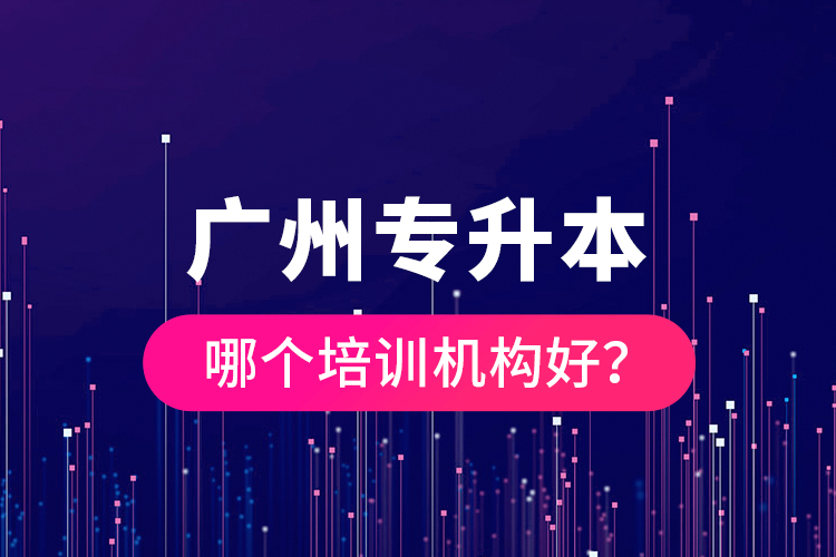廣州專升本哪個培訓(xùn)機構(gòu)好？